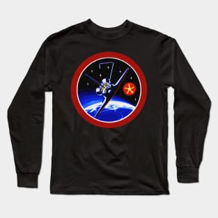 Black Panther Art - NASA Space Badge 111 Long Sleeve T-Shirt